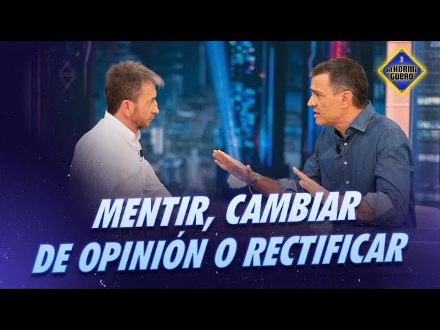 Qué es mentir para Pedro Sánchez - El Hormiguero