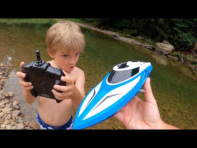 Our First RC Boat...How Fast Is It?