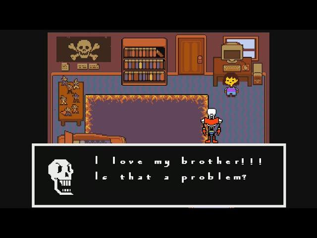 Undertale If you find Papyrus secret.