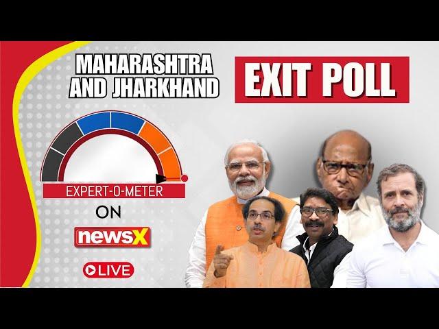 LIVE: Maharashtra & Jharkhand Exit Poll | Expertometer On NewsX