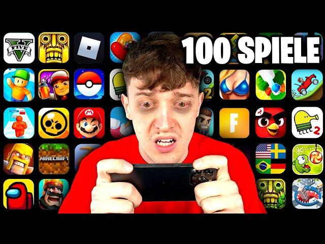 100 Handy Spiele in 100 Minuten gewinnen!