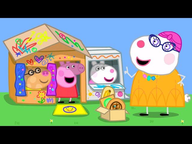 Building A Cardboard House!  | Peppa Pig Official Full Episodes