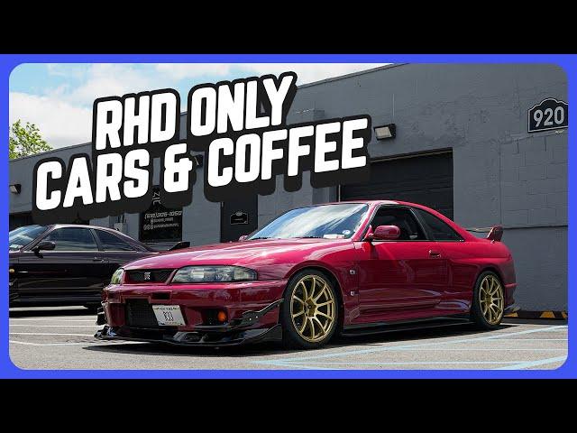 I went to a RHD ONLY Cars & Coffee ! | 4K