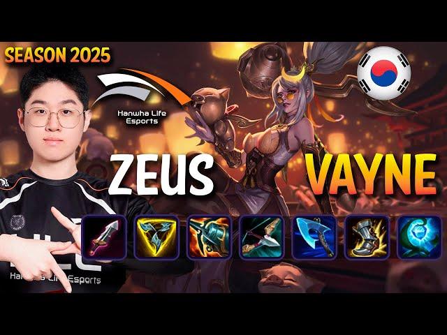 HLE Zeus VAYNE vs AMBESSA Top - Patch 15.5 KR Ranked | lolrec