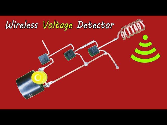 Amazing Wireless Voltage Detector, Home Made Non Contact Tester #BC547