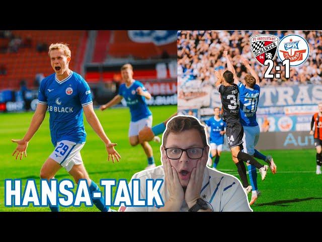 WIE KANN MAN DAS VERLIEREN ??? 🫠 | FC Ingolstadt - Hansa Rostock 2:1 (1:0), 3. Liga | HANSA-TALK