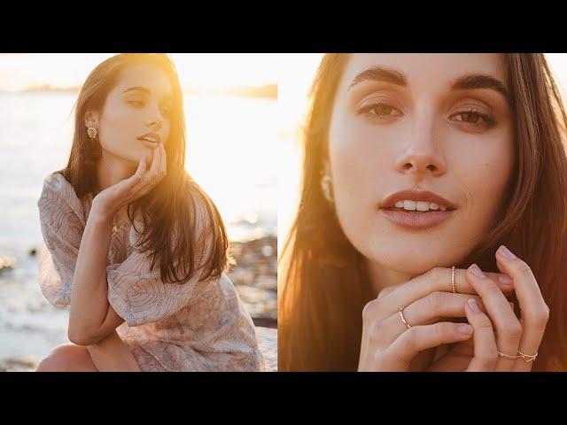 Fujifilm XT-4 Beach Golden Hour Portrait Photoshoot Behind the Scenes