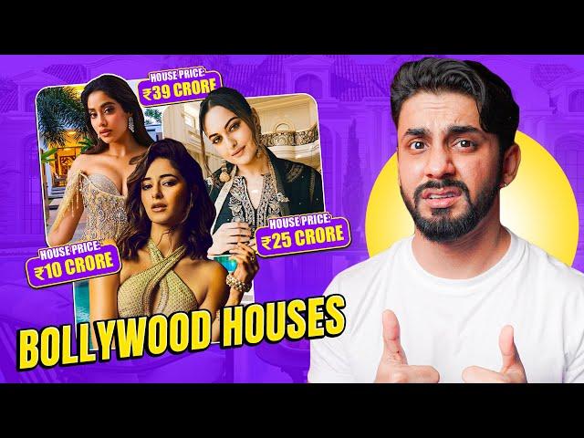 BOLLYWOOD HOUSE TOURS ft. Ananya Pandey, Janhvi Kapoor, Sonakshi Sinha