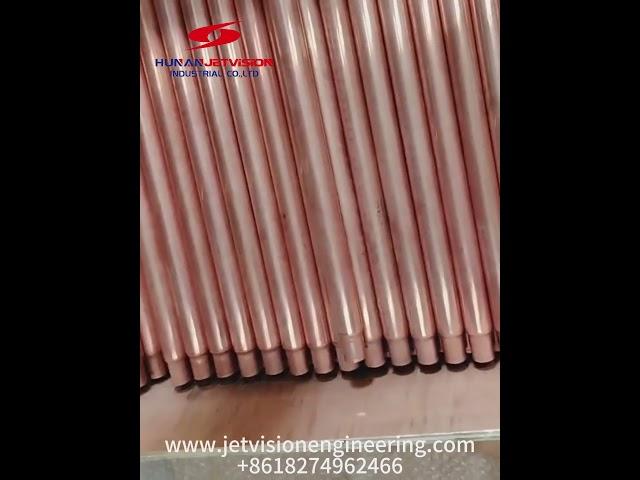 Spiral #copper #fin #tube Heat Dissipation Copper #finned Tube T2 Copper Finned Tube #china #shorts