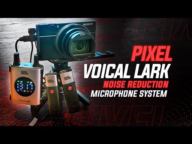 Pixel Voical Lark Review- Noise Reduction Microphone System With Background Audio Input