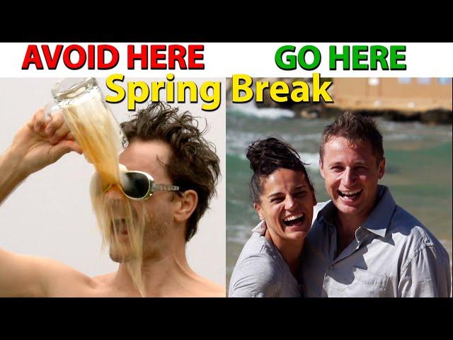 Best FAMILY Spring Break Destinations | Avoid CRAZY Spring Breakers and Have a NICE Trip