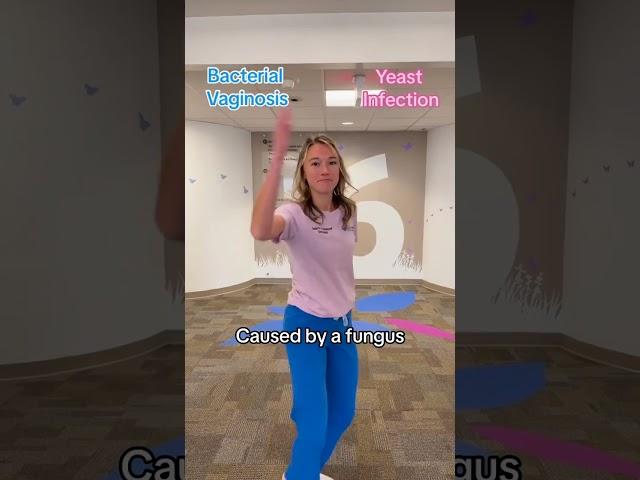 Bacterial Vaginosis vs. Yeast Infection. Know the signs and symptoms. #Gynecology #Shorts