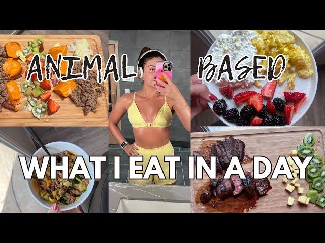 ANIMAL BASED DIET what I eat in a day| full day of eating for health | biobabe mouth tape