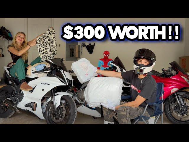 BUYING $300 OF TEMU MOTORCYCLE GEAR SO YOU DONT HAVE TO!