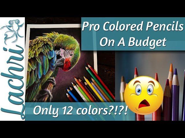 Pro Colored Pencils on a Budget! Only 12 colors!! Lachri