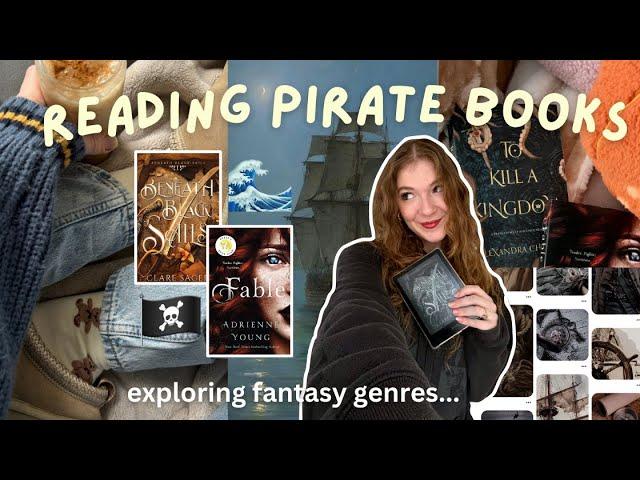 only reading pirate fantasy for the week...‍️ fable, clare sager & more!!!