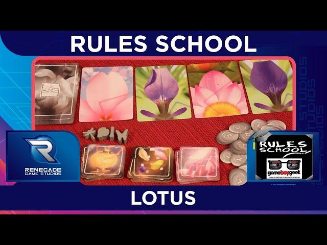Lotus Rules School (How to Play) with the Game Boy Geek