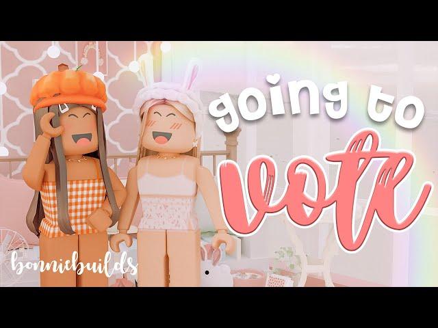 Voting with Bonnie and @Simply Gigi Kiwi  | Roblox Bloxburg Voting Roleplay | Bonnie Builds