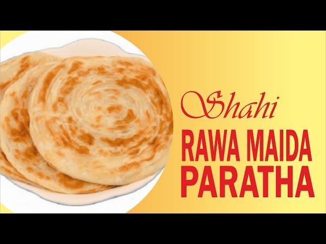 How to make Rava Maida Paratha Delhi style | Lacchedar Rava Maida Paratha at home | Suji Paratha