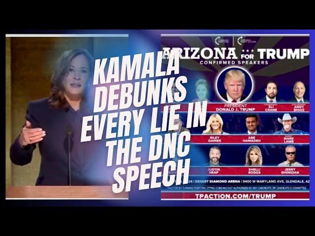 Charlie Kirk Debunks Every Lie In Kamala's DNC Speech