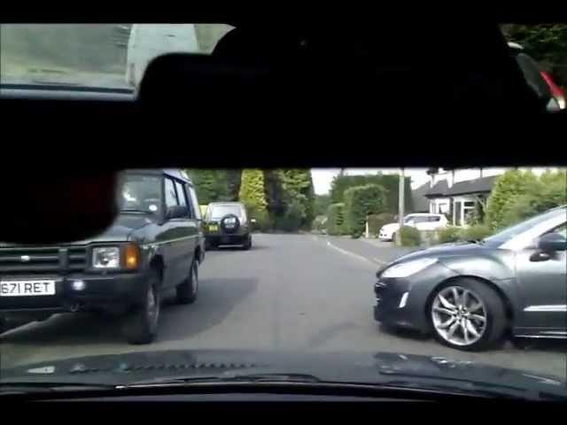 Near misses and examples of poor driving around Staffordshire and the West Midlands, UK
