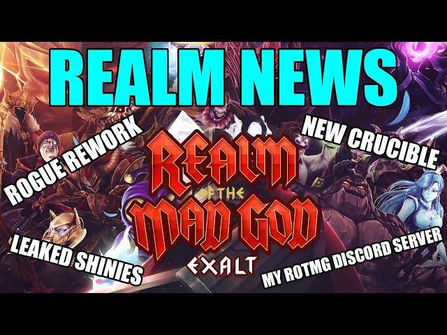 Rogue Rework, Leaked Shinies, New Crucible, My RotMG Discord Server - Realm News