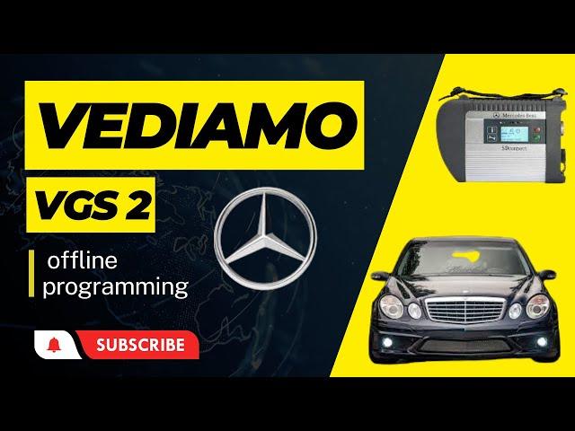 7GTronic VGS2 Offline Programming (Flashing&coding) By Vediamo (From C204 To E211)