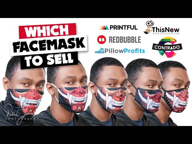 7+ Print On Demand Face Masks That Will Make You Thousands  | Compare and Review