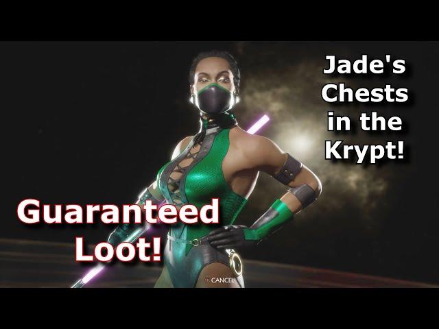 MK11 Krypt - All chests with guaranteed Jade's loot!