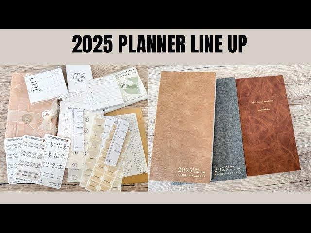 2025 Planner Line up || Tried and tested system