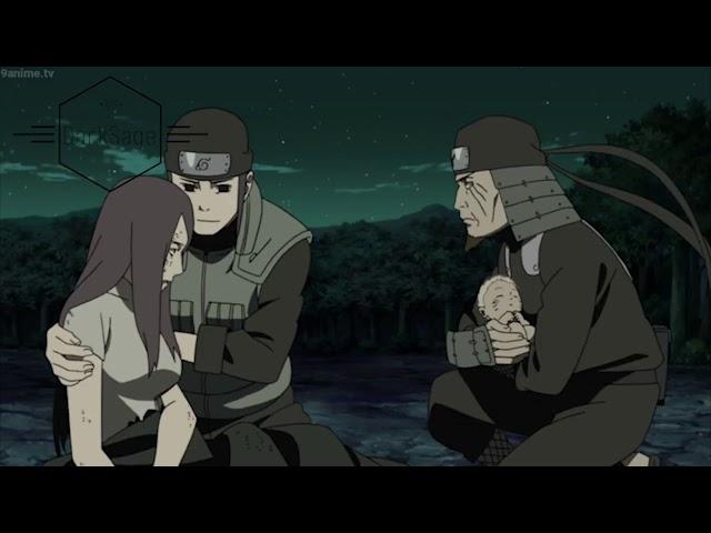 Minato's Funeral - Kushina's Last Words to 3rd Hokage before Her Death