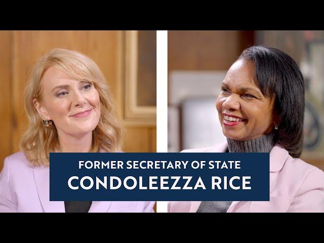 Sharon Interviews Former Secretary of State Condoleezza Rice