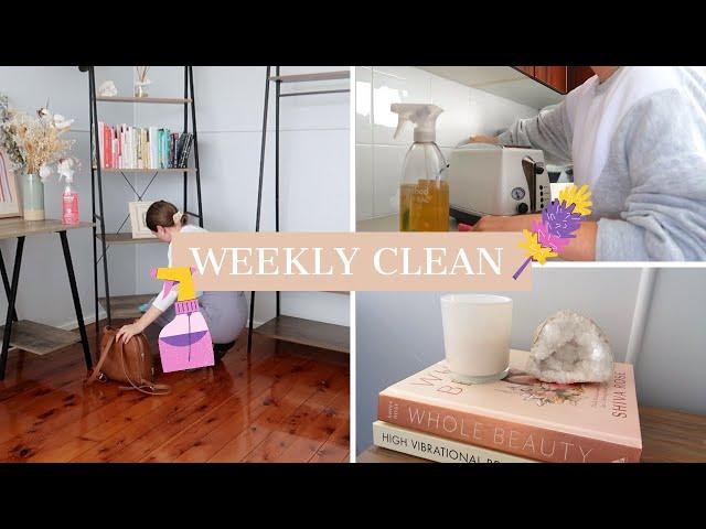  *NEW* 2021 CLEAN WITH ME + LAUNDRY MOTIVATION | Whole House Weekly Cleaning Routine | Carly Morton