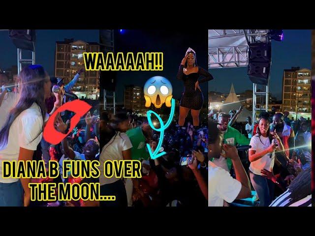 SEE what CRAZY DIANA Marua & BAHATI KENYA funs Did when performing