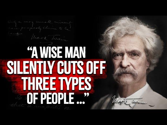 Mark Twain's Life Lessons to Learn in Youth and Avoid Regrets in Old Age #motivation #motivational