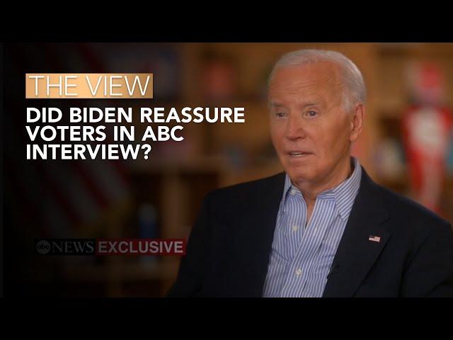 Biden Says He's 'Not Going Anywhere' – Part 1 | The View