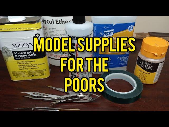 Cheap Alternative Supplies For Scale Modeling