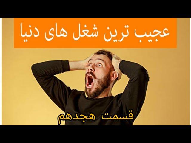 عجیب ترین شغل های جهان