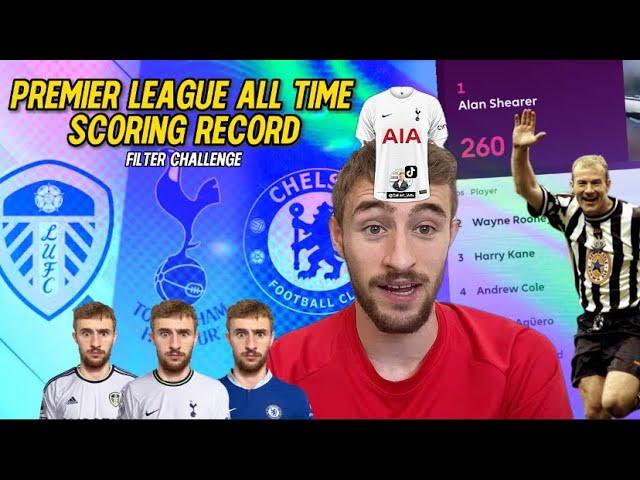 CAN I BREAK THE PREMIER LEAGUE ALL TIME SCORING RECORD ️ | Filter Challenge