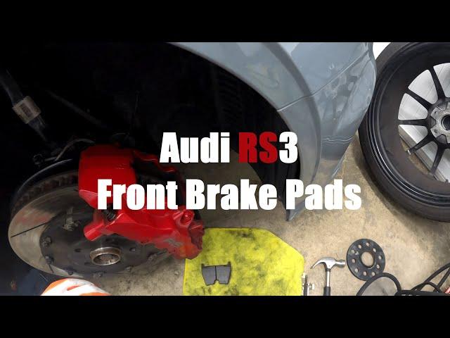 Audi RS3 Maintenance: Front Brake Pad Replacement DIY