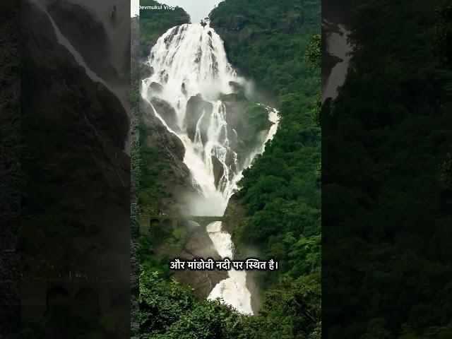 Dudhsagar Waterfall || Goa || #facts #travel #history