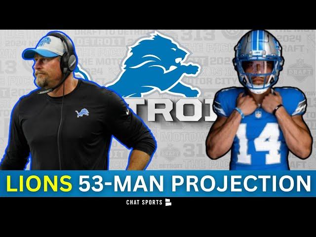 Detroit Lions 53-Man Roster Projection After The 2024 NFL Draft