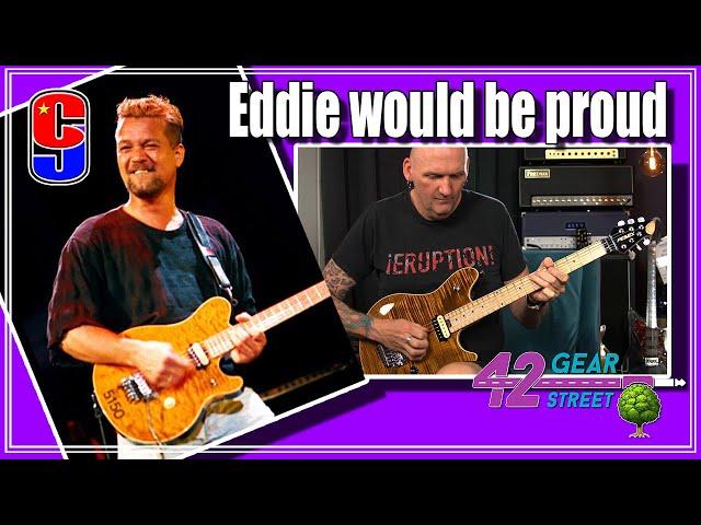 Eddie Van Halen would be proud! Jamie Humphries Favourite Guitar of #42GSThree