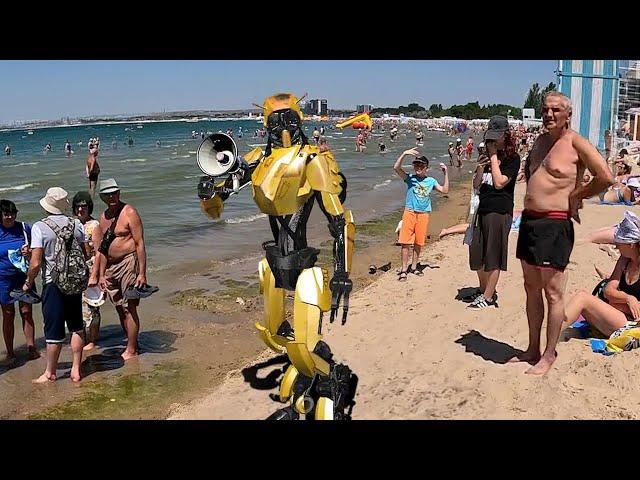 Anapa. The Malibu rescue robot. No comments