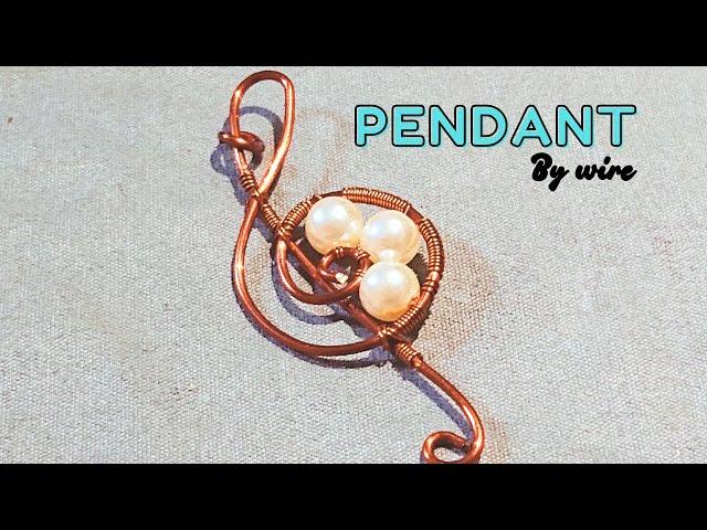 Make necklace by wire diy kh