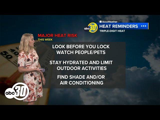 Excessive heat once again returns to Central California