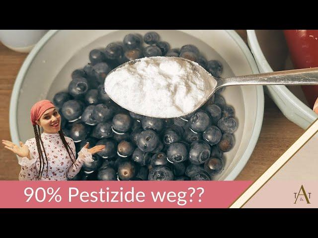 Hilft es wirklich? Natron gegen 90% der Pestizide!/ schadstofffreies Obst und Gemüse