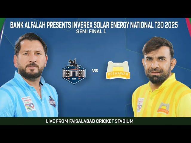 Live | Abbottabad vs Peshawar | Match 37 | National T20 Cup 2025 | PCB | M3N1K