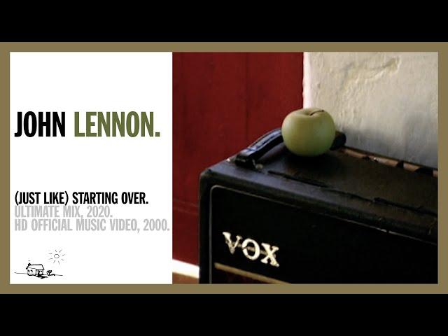 (JUST LIKE) STARTING OVER. (Ultimate Mix, 2020) - John Lennon (official music video HD)