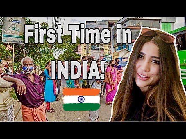 FIRST IMPRESSION OF INDIA / ARABIC GIRL TRAVELING INDIA 